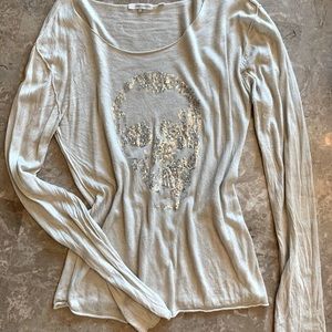 360 cashmere long sleeve top